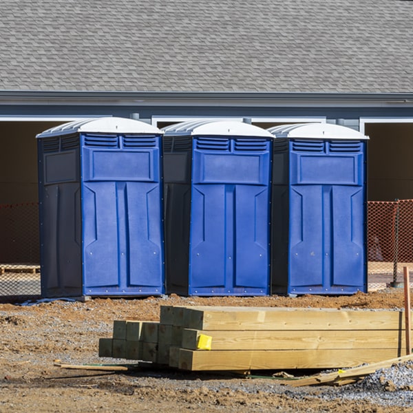 is there a specific order in which to place multiple portable toilets in Lakemoor Illinois